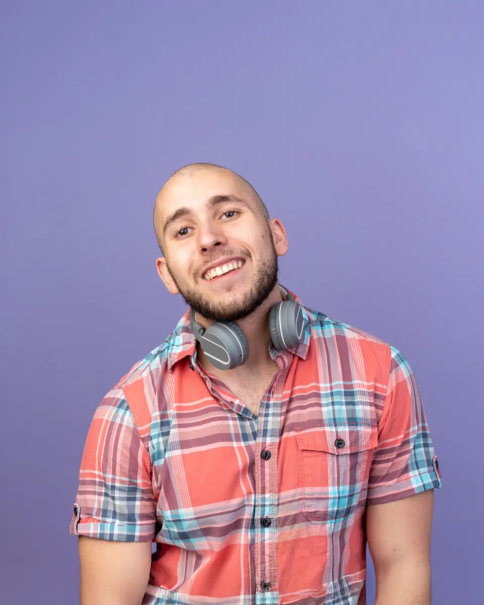 Man smiling