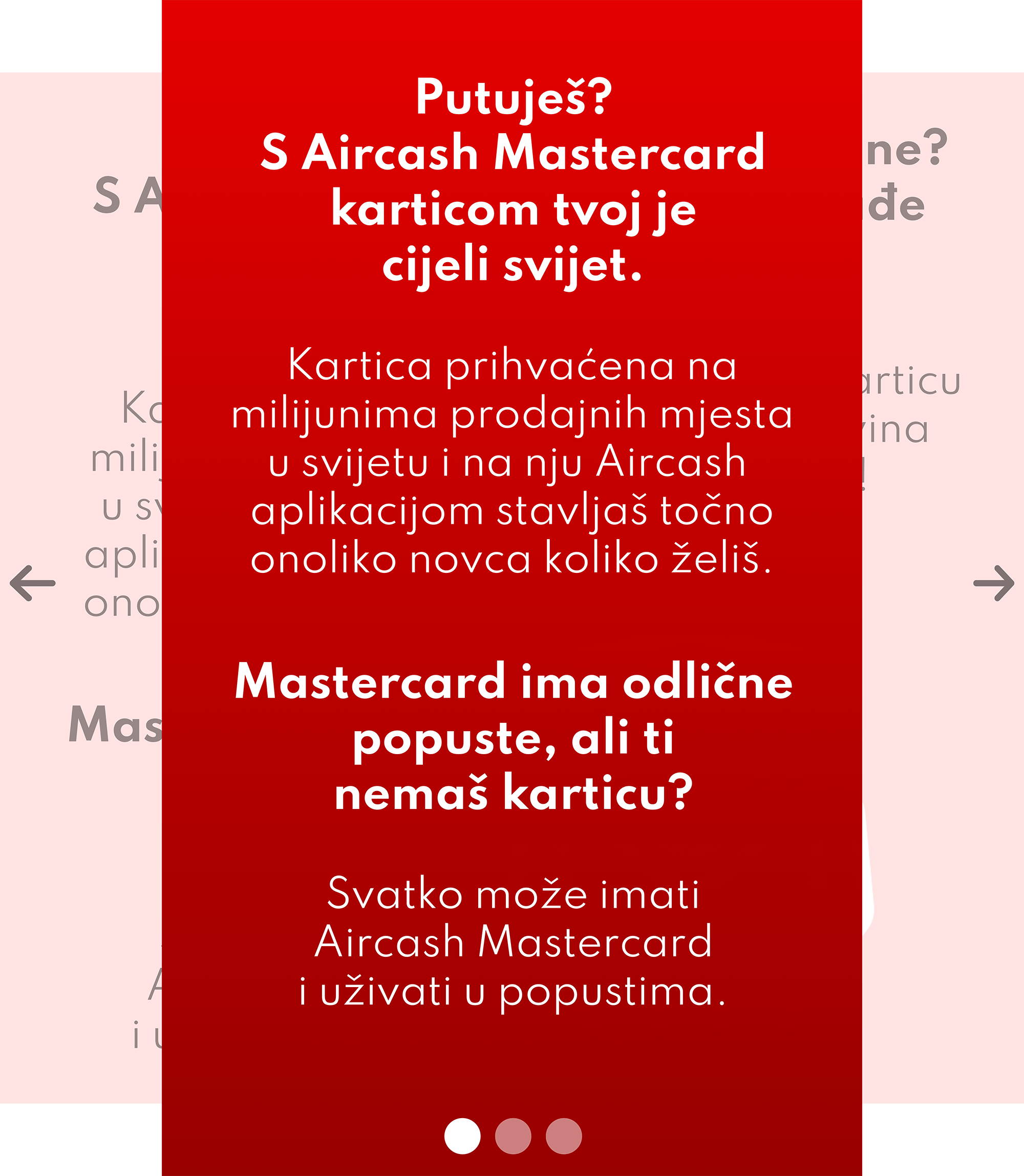 Aircash Mastercard kartica